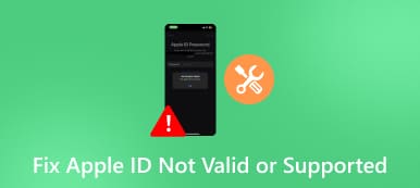 Επιδιόρθωση σφάλματος "Το Apple ID δεν είναι έγκυρο ή δεν υποστηρίζεται"