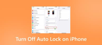 Stäng av automatisk låsning på iPhone